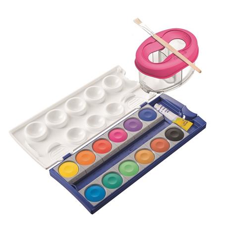 Acquerelli Pelikan Premium K12. confezione 12 colori + Tavolozza - 5