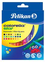 Pennarelli Pelikan Colorella Star a punta fine. Confezione da 24