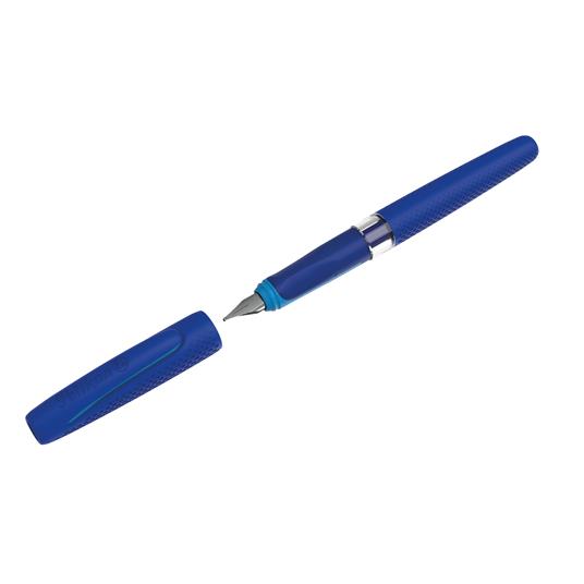Penna stilografica Pelikan ILO. Con impugnatura ergonomica extra-soft, per mancini e destri, blu - 4