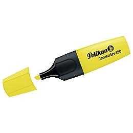 Cartoleria Evidenziatore Textmarker 490. Confezione da 4 pezzi assortita (3 gialli + 1 rotazione) Pelikan