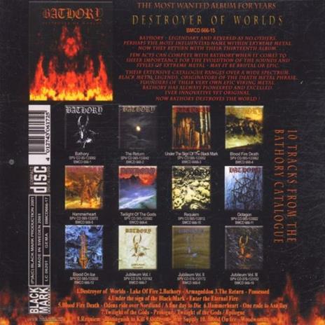 Katalog - CD Audio di Bathory - 2