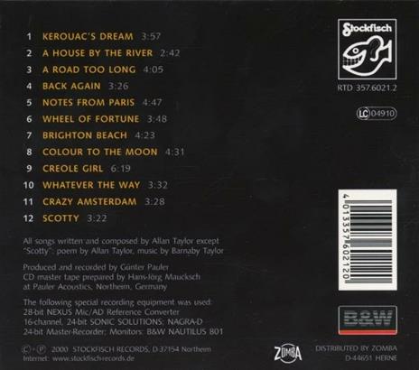 Colour to the Moon - CD Audio di Allan Taylor - 2