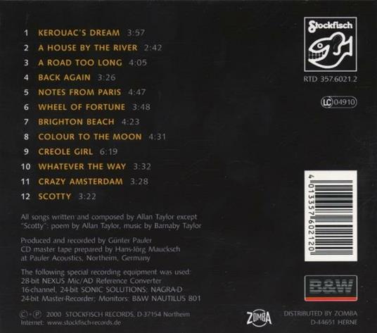 Colour to the Moon - CD Audio di Allan Taylor - 2