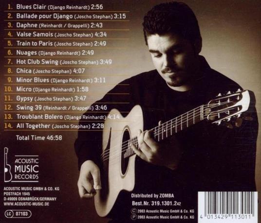 Django Forever - CD Audio di Joscho Stephan - 2