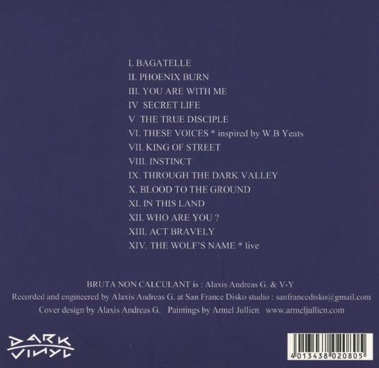 Instinct - CD Audio di Bruta Non Calculant - 2