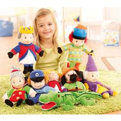 Hape 40318 - Set 8 Marionette Teatro