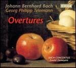 Overtures - CD Audio di Georg Philipp Telemann,Johann Bernhard Bach