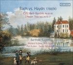 Bach vs Haydn 1788-1790. Quartetti e trii - CD Audio di Johann Sebastian Bach,Franz Joseph Haydn,Barthold Kuijken,Ewald Demeyere