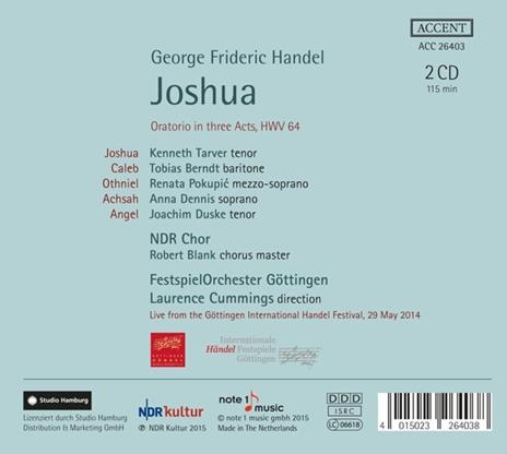 Joshua - CD Audio di Georg Friedrich Händel - 2