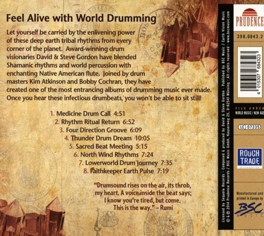 Drum Cargo. Rhythms of Earth - CD Audio di Steve Gordon,David Gordon - 2