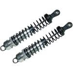 Ammortizzatori a olio in alluminio Reely 1:8 Titanio con molle Nero 126 mm 2 pz.