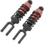 Ammortizzatori a olio in alluminio Reely Rosso con molle Nero 125 mm 2 pz.