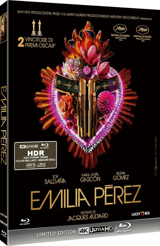 Emilia Perez (4K Ultra Hd+Blu-Ray) di Jacques Audiard - Blu-ray + Blu-ray Ultra HD 4K