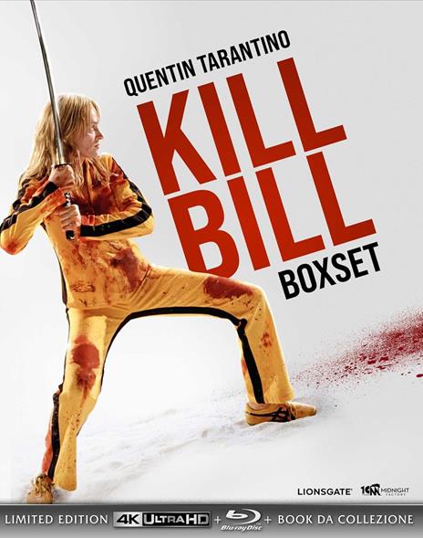 Kill Bill Boxset (2 Blu-ray + 2 Blu-ray Ultra HD 4K) di Quentin Tarantino - Blu-ray + Blu-ray Ultra HD 4K