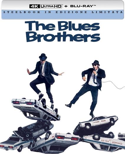 The Blues Brothers. Steelbook (2 Blu-ray + Blu-ray Ultra HD 4K) di John Landis - Blu-ray + Blu-ray Ultra HD 4K