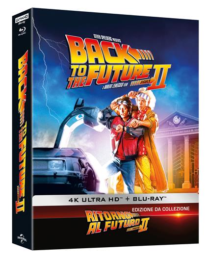 Ritorno al Futuro 2. Steelbook (Blu-ray + Blu-ray Ultra HD 4K) ( + Gifts) di Robert Zemeckis - Blu-ray + Blu-ray Ultra HD 4K