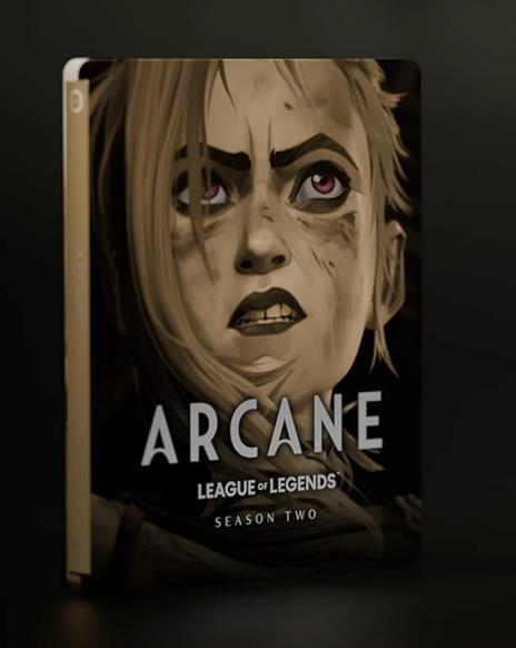 Arcane: League Of Legends. Stagione 02. Steelbook (2 Blu-ray + 2 Blu-ray Ultra HD 4K) di Pascal Charrue - Blu-ray + Blu-ray Ultra HD 4K