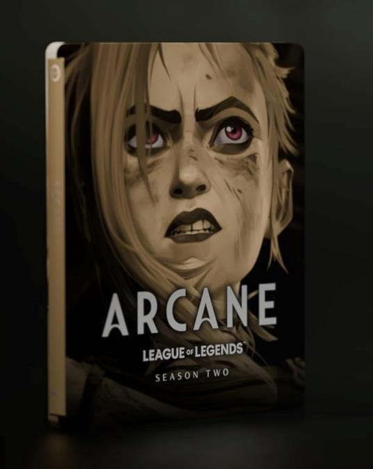 Arcane: League Of Legends. Stagione 02. Steelbook (2 Blu-ray + 2 Blu-ray Ultra HD 4K) di Pascal Charrue - Blu-ray + Blu-ray Ultra HD 4K