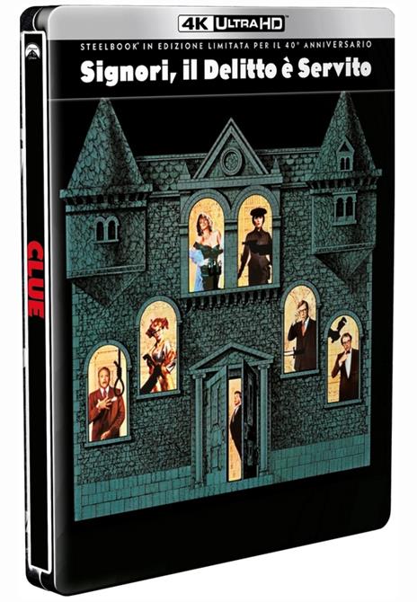 Signori il delitto è servito. Steelbook (Blu-ray + Blu-ray Ultra HD 4K) di Jonathan Lynn - Blu-ray + Blu-ray Ultra HD 4K