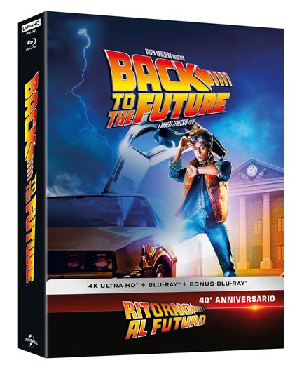 Ritorno al Futuro. Steelbook (Blu-ray + Blu-ray Ultra HD 4K) (with Blu-Ray Bonus + Gifts) di Robert Zemeckis - Blu-ray + Blu-ray Ultra HD 4K
