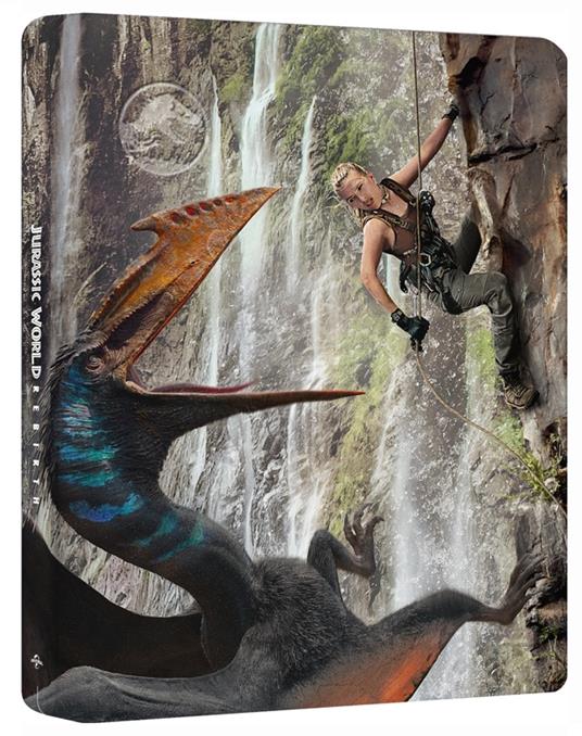 Jurassic World. La Rinascita. Steelbook (Blu-ray + Blu-ray Ultra HD 4K) di Gareth Edwards - Blu-ray + Blu-ray Ultra HD 4K