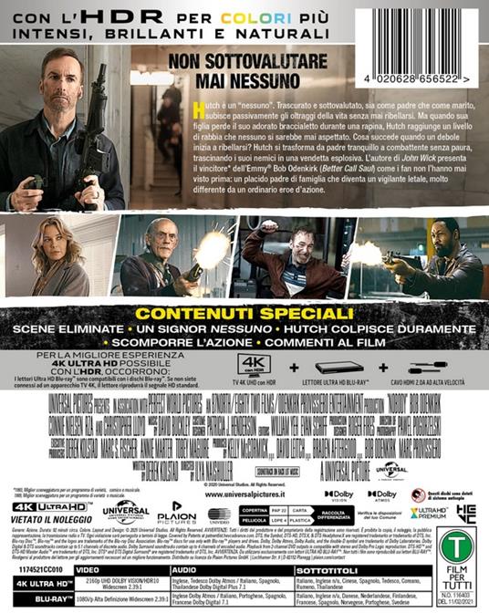 Io Sono Nessuno (Steelbook) (4K Ultra Hd+Blu-ray) di Il'ja Najsuller - Blu-ray + Blu-ray Ultra HD 4K - 2