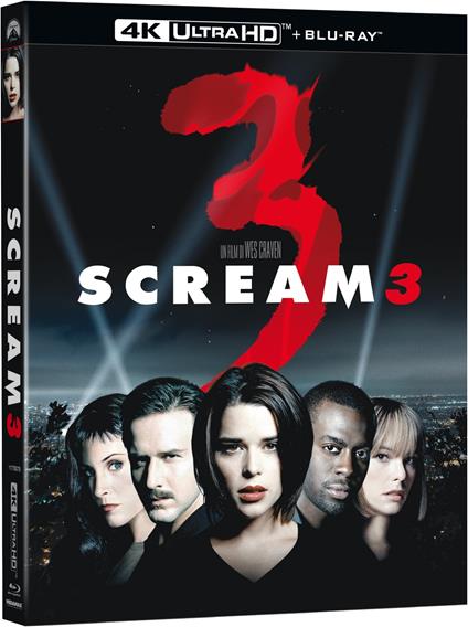 Scream 3 (4K Ultra Hd+Blu-Ray) di Wes Craven - Blu-ray + Blu-ray Ultra HD 4K