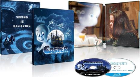 Casper (Steelbook 30 Anniversario) (4K Ultra Hd+Blu-ray) di Brad Silberling - Blu-ray + Blu-ray Ultra HD 4K - 2