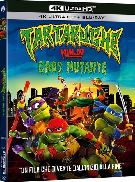 Tartarughe Ninja - Caos Mutante (4K Ultra Hd+Blu-ray) di Jeff Rowe - Blu-ray + Blu-ray Ultra HD 4K