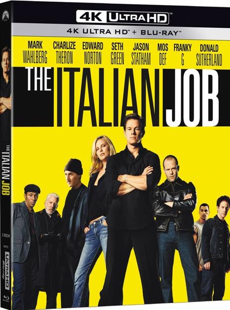 The Italian Job (The) (4K Ultra Hd+Blu-ray) di F. Gary Gray - Blu-ray + Blu-ray Ultra HD 4K