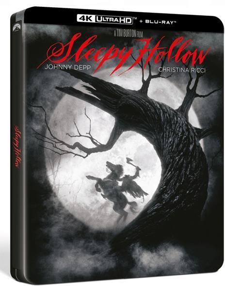 Il Mistero Di Sleepy Hollow. Steelbook (Blu-ray + Blu-ray Ultra HD 4K) di Tim Burton - Blu-ray + Blu-ray Ultra HD 4K