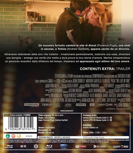 We Live In Time. Tutto Il Tempo Che Abbiamo (Blu-ray) di Nick Payne - Blu-ray - 3