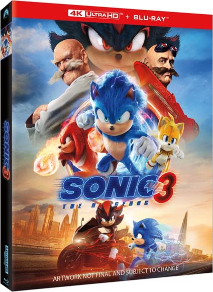 Sonic 3 (4K Ultra Hd+Blu-Ray) di Jeff Fowler - Blu-ray + Blu-ray Ultra HD 4K
