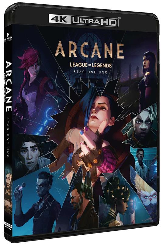 Arcane: League Of Legends - Stagione 01 (2 4K Ultra Hd+2 Blu-Ray) di Pascal Charrue - Blu-ray + Blu-ray Ultra HD 4K