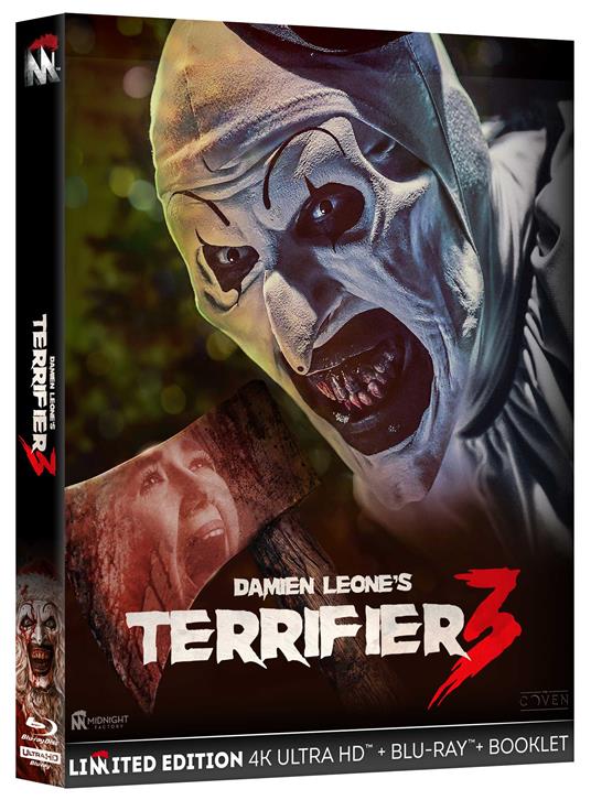 Terrifier 3 - Limited Edition (Blu-ray + Blu-ray Ultra HD 4K + Booklet) di Damien Leone - Blu-ray + Blu-ray Ultra HD 4K