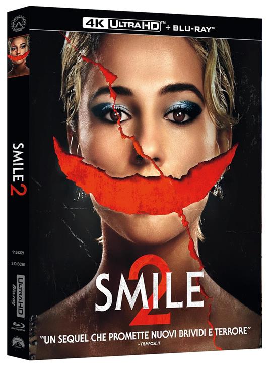 Smile 2 (4K Ultra Hd+Blu-Ray) di Parker Finn - Blu-ray + Blu-ray Ultra HD 4K