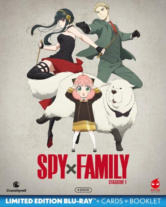 Spy X Family - Stagione 01 (4 Blu-Ray) di Kazuhiro Furuhashi - Blu-ray