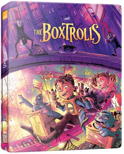 Boxtrolls. Le scatole magiche. Steelbook (Blu-ray + Blu-ray Ultra HD 4K) di Graham Annable,Anthony Stacchi - Blu-ray + Blu-ray Ultra HD 4K
