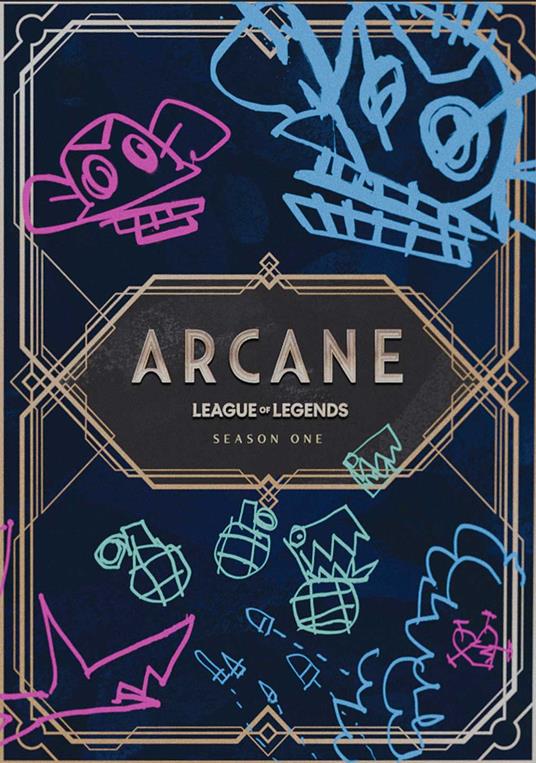 Arcane: League Of Legends - Stagione 1 (Steelbook) (3 4K Ultra Hd+3 Blu-Ray) di Pascal Charrue - Blu-ray + Blu-ray Ultra HD 4K