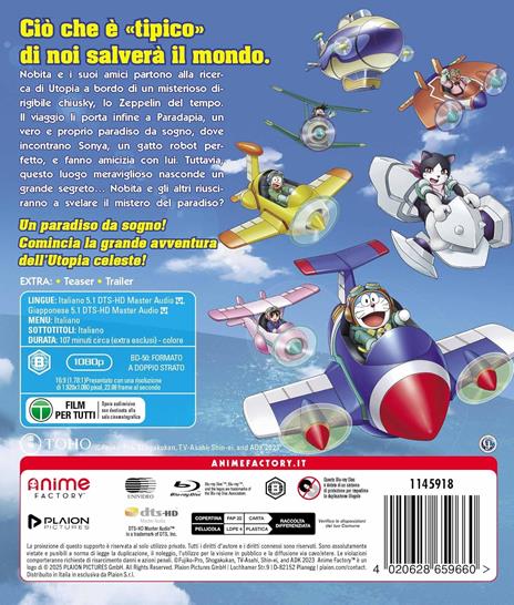 Doraemon. Il Film. Nobita E L'Utopia Celeste (Blu-ray) di Takumi Doyama - Blu-ray - 3