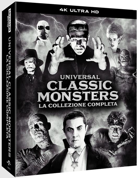 Universal Classic Monsters. La collezione completa (8 Blu-ray Ultra HD 4K)