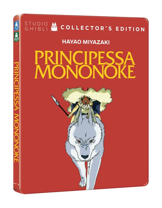 La Principessa Mononoke. Steelbook (DVD + Blu-ray) di Hayao Miyazaki -  DVD + Blu-ray
