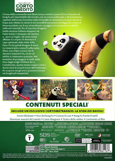 Kung Fu Panda 4 (DVD) di Mike Mitchell - DVD - 2