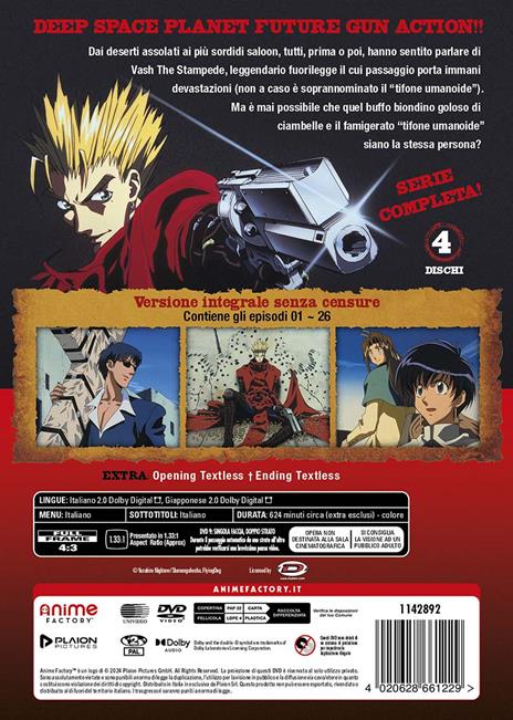 Trigun (4 DVD) di Satoshi Nishimura - DVD - 3