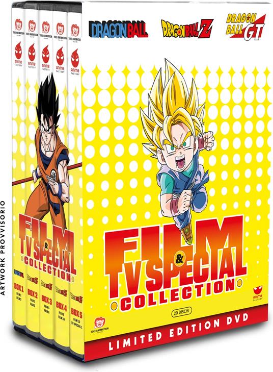 Dragon Ball Film Collection (20 Dvd) di Kazuhito Kikuchi,Osamu Kasai,Daisuke Nishio,Shigeyasu Yamauchi,Ueda,Yoshihiro Ueda,Kazuhisa Takenouchi,Mitsuo Hashimoto