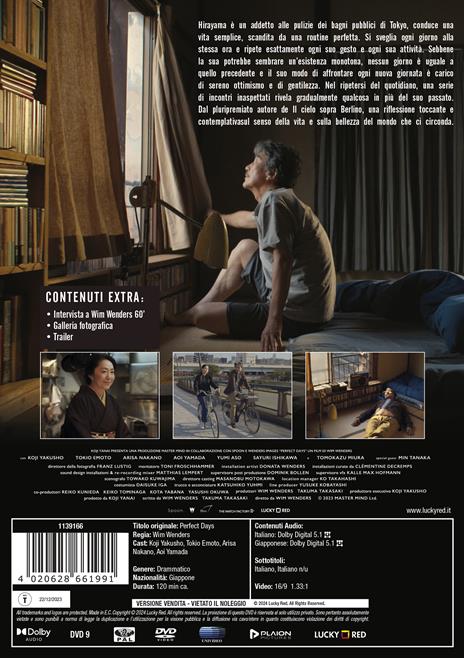 Perfect Days (DVD) di Wim Wenders - DVD - 2