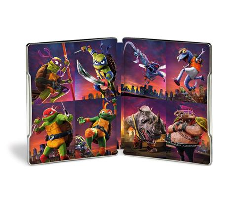 Tartarughe Ninja. Caos mutante. Steelbook (Blu-ray + Blu-ray Ultra HD 4K) di Jeff Rowe - Blu-ray + Blu-ray Ultra HD 4K - 2