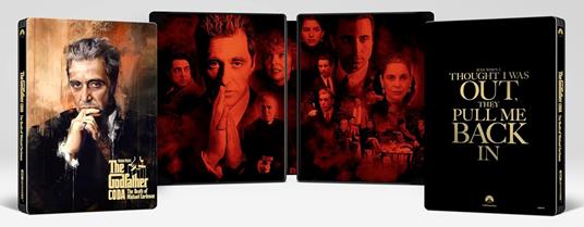 Il padrino Coda - La morte di Michael Corleone (Blu-ray + Blu-ray Ultra HD 4K - SteelBook) di Francis Ford Coppola - Blu-ray + Blu-ray Ultra HD 4K