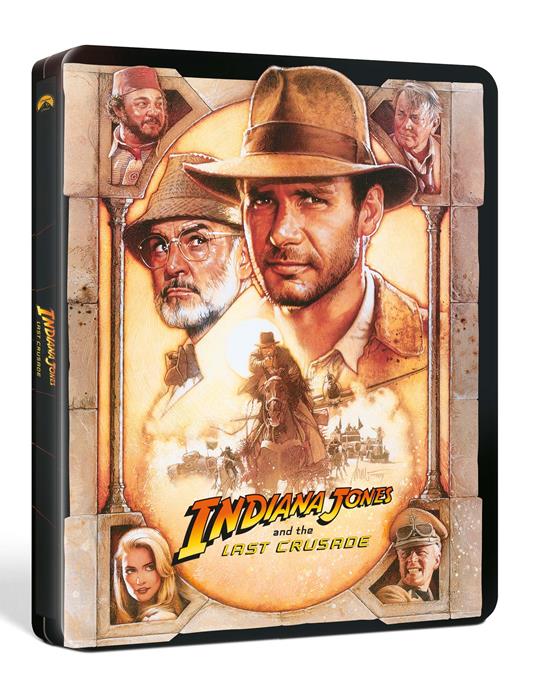 Indiana Jones e l'ultima crociata. Steelbook (Blu-ray + Blu-ray Ultra HD 4K) di Steven Spielberg - Blu-ray + Blu-ray Ultra HD 4K