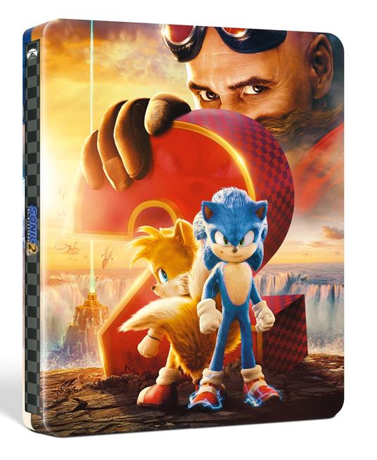Sonic 2. Il film. Steelbook (Blu-ray + Blu-ray Ultra HD 4K) di Jeff Fowler - Blu-ray + Blu-ray Ultra HD 4K